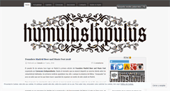 Desktop Screenshot of humuluslupulus.net